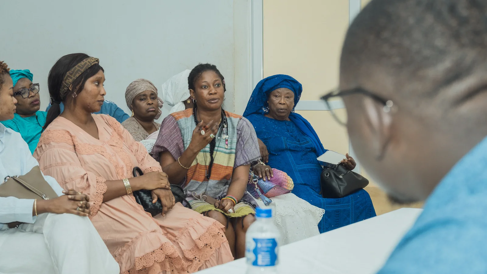 Participants in a sectoral discussion