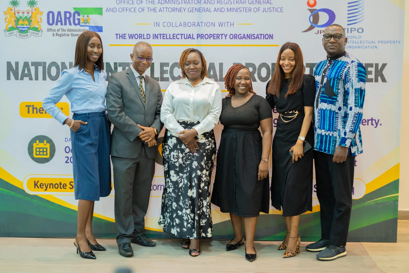 A group at Sierra Leone’s National IP Week